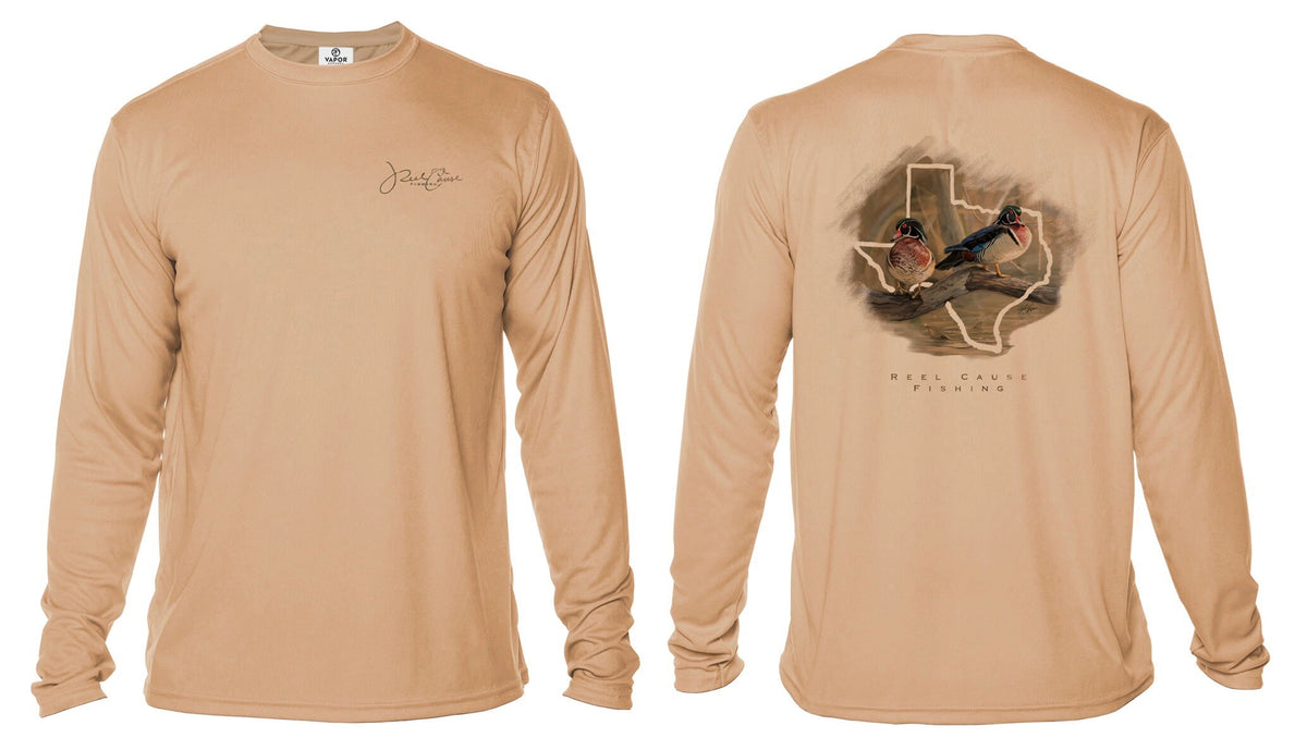 Texas Wood Ducks Long Sleeve Performance T-Shirt